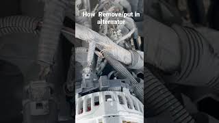 How to remove/put in a alternator￼