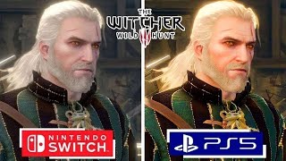 The Witcher 3 PS5 vs Nintendo Switch Graphics Comparison