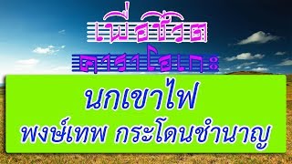 นกเขาไฟ - พงษ์เทพ กระโดนชำนาญ | เพื่อชีวิต คาราโอเกะ