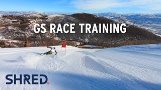 Ted Ligety Giant Slalom (GS) Perfect Turns - Skiing Follow Cam (2020)
