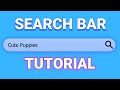 Custom Search Bar That Searches Google | HTML & CSS (Beginner Project)