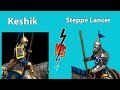 Keshik Vs Steppe Lancer | AoE II: Definitive Edition