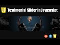 Testimonial Slider Using Html, Css And Jquery || Owl Carousel || Html || Css || Web Design || Css3