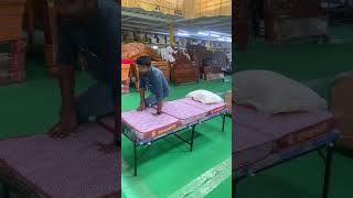 Hostel beds || 3 Folding slimmates || cotton beds || SATHUPALLY || RUDRAKSHAPALLY #viral #furniture