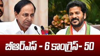 బీఆర్ఎస్ - 6 కాంగ్రెస్- 50 | Shocking Result | Telangana Election Counting | TV5 News