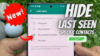 How to Hide 'Last Seen' Status from Specific Contacts on WhatsApp