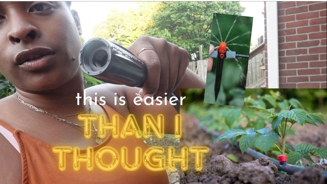 Installing Drip Irrigation Youtube