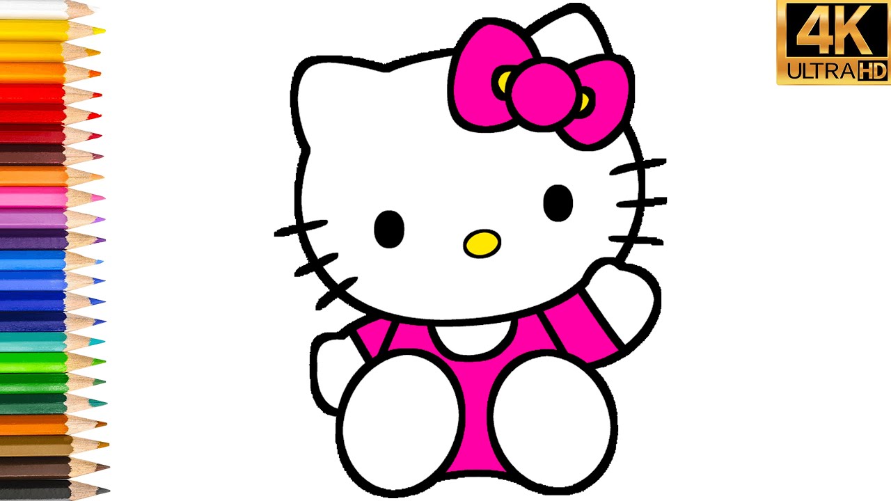 Dibujos De Hello Kitty Paso A Paso Como Dibujar A Hello Kitty Fácil