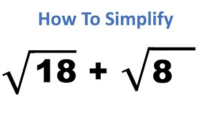 A Nice Radicals Problem | A Nice Algebra Math problem | How to simplify