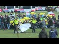 clashes in the netherlands as police use water cannon to disperse anti government protesters afp