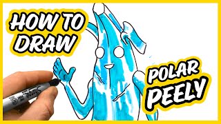 How To Draw Polar Peely  | Fortnite | Step by Step Drawing Tutorial