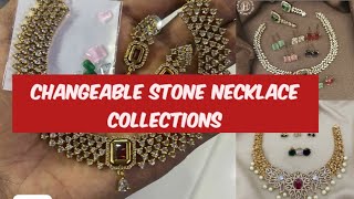 changeable Original AD stone necklace set | cash one delivery online shopping order 7845845688