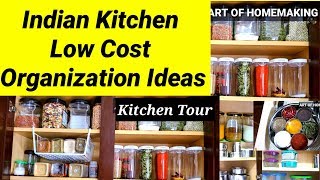 Complete Indian Kitchen Tour 2018 | Indian Kitchen Organization Ideas on BUDGET | ART OF HOMEMAKING