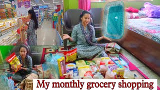 💁महीने का राशन और पैसों 💸की बचत ऐसे करती हूं || my monthly grocery shopping and Organisation🤷‍♀️