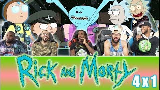 Rick And Morty 4 x 1 Reaction! 