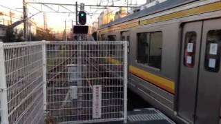 南武線205系川崎行 宿河原発車