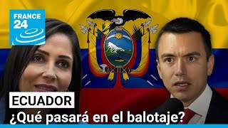 Ecuador irá a balotaje: ¿qué revela el resultado de la primera vuelta? • FRANCE 24 Español