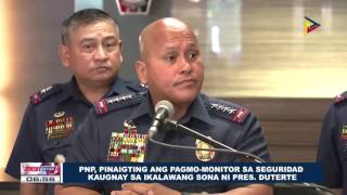 PNP, pinaigting ang pagmo-monitor sa seguridad kaugnay sa ikalawang SONA ni Pangulong Duterte