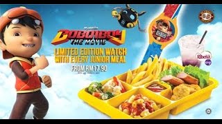 Boboiboy The Movie Junior Meal with OLDTOWN White Coffee