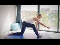 quick morning yoga for shoulders and hips yoga with heini