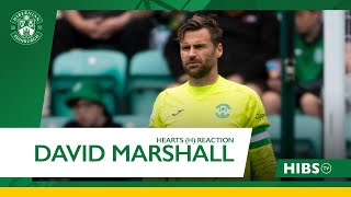 David Marshall's Edinburgh Derby Reaction | Hibs 0 Hearts 3 | Scottish Cup