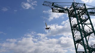 マザー牧場でバンジージャンプ初体験　Vlog　Bungee jumping first experience at Mother Farm　Vlog　#125