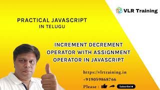 Javascript assignment operator 21 | Practical JavaScript Training Telugu | JavaScript Tutorial