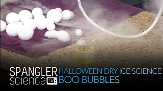 Halloween Dry Ice - Boo Bubbles - Cool Science Experiment