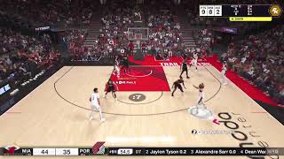 [르반TV NBA2K25] KL7th 장기리그 MIA vs POR