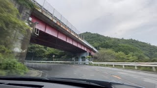 旧東海道 風祭~箱根関所 Driving to Hakone Sekisho from Kazamatsuri on the Old Tokaido (Pref road 732)