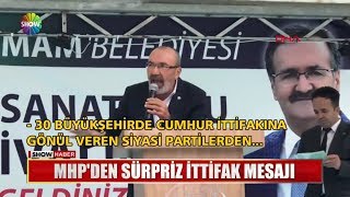 MHP'den sürpriz ittifak mesajı