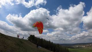 Paragliding Jena - The Red Baron: Blankenhain Start Gone Wrong (wait for it)