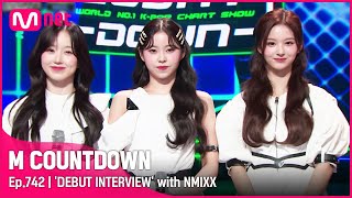 [EN/JP] ['DEBUT INTERVIEW' with NMIXX] #엠카운트다운 EP.742 | Mnet 220303 방송