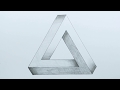 Impossible triangle drawing: Penrose triangle (Step-by-Step Super Easy! )