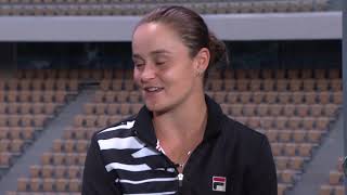Ashleigh Barty: 2019 Roland Garros Final Win Tennis Channel Interview