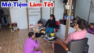 Mở Tiệm Làm Tết Cho Mấy Thím Trong Xóm ĂN TẾT | Làm Móng Làm Tóc Đón Tết Đến Cả Nhà Ơi/ #NSĐQ