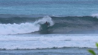 BIG WAVE FREESURF AT GEGER BEACH BALI