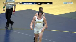 HWT: Jacob Aven (Purdue) vs. #8 Mason Parris (Michigan) | Big Ten Wrestling