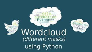 Wordcloud - DIfferent shapes - Python script