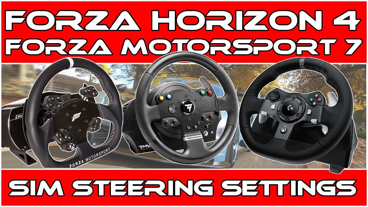 Forza Horizon 4 & Motorsport 7 Realistic Simulation Steering Settings ...