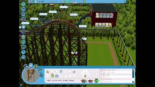 RCT3 Timelapse - Expansion + Building a Giant Wooden Coaster!