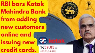RBI bars Kotak Mahindra Bank from onboarding new customers through Online & Mobile | DesiDebates
