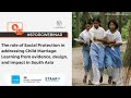 The role of SP in addressing Child Marriage: Learning from evidence, design, & impact in South Asia