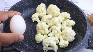 Cauliflower with eggs tastes BETTER THAN MEAT! Easy, simple \u0026 delicious cauliflower recipe,