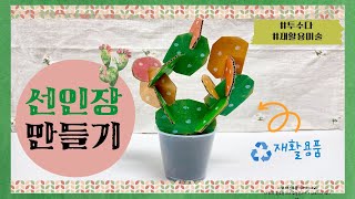 [미술교육] 특수교육 | 🌵재활용품으로 선인장 만들기🌵 | 봄 주제 활동 | 통합교육과정