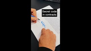 Know this secret code in contracts.