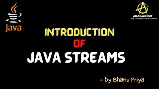 Java Streams Introduction| lec 76 | Java Tutorial| BhanuPriya