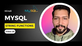SQL String Functions in Hindi | CONCAT, SUBSTRING | SQL Full Course