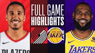 TRAIL BLAZERS at LAKERS | FULL GAME HIGHLIGHTS | January 21, 2024