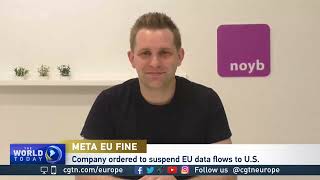 Privacy campaigner Max Scherems on Meta fined €1.2bn over EU-US data transfers